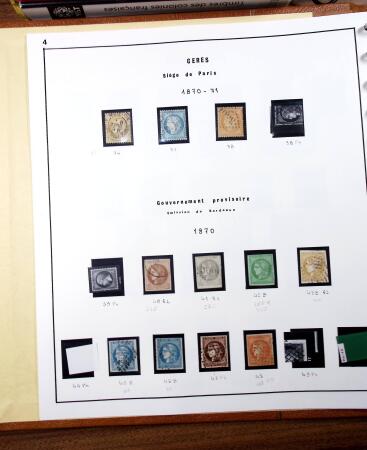 1849-2008, Collection de France en 5 classeurs, avec