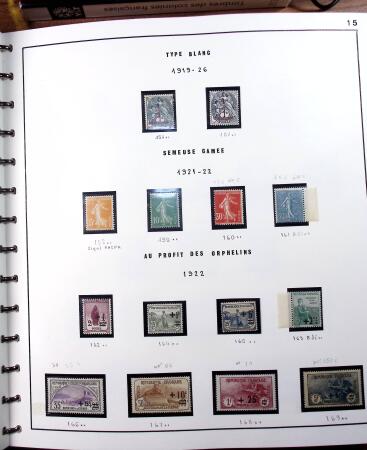 1849-2008, Collection de France en 5 classeurs, avec