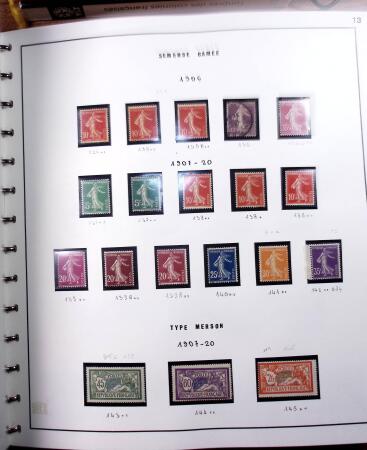 1849-2008, Collection de France en 5 classeurs, avec