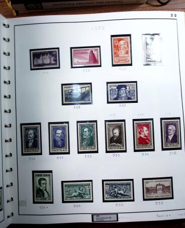 1849-2008, Collection de France en 5 classeurs, avec
