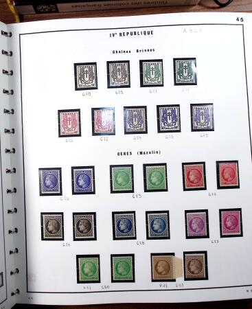1849-2008, Collection de France en 5 classeurs, avec