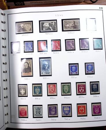 1849-2008, Collection de France en 5 classeurs, avec