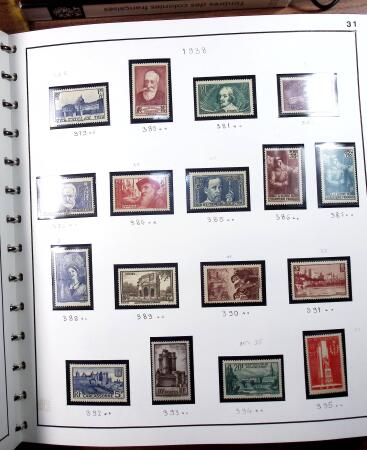 1849-2008, Collection de France en 5 classeurs, avec