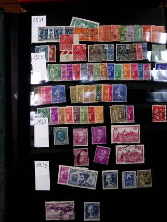 1900-2022, Collection de France en 3 beaux classeurs