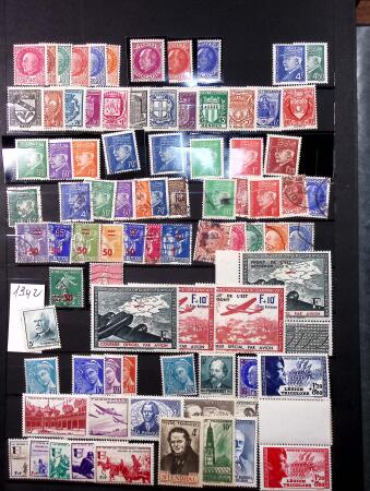 1900-2022, Collection de France en 3 beaux classeurs