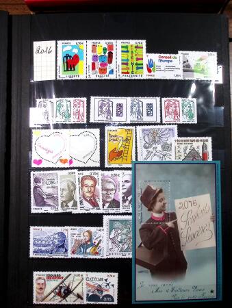1900-2022, Collection de France en 3 beaux classeurs