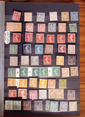 1900-1959, Intéressant ensemble surtout de timbres