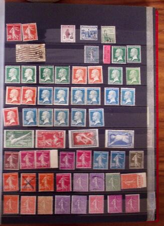1900-1959, Intéressant ensemble surtout de timbres