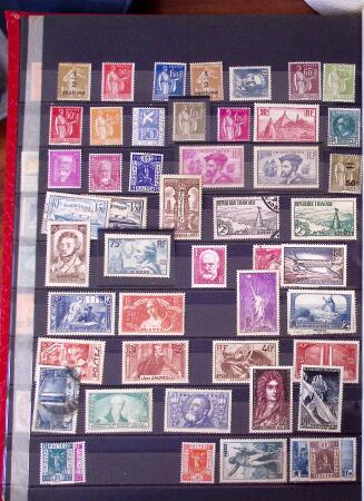 1900-1959, Intéressant ensemble surtout de timbres