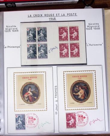 1914-1999, Belle collection en 2 classeurs Safe, sur