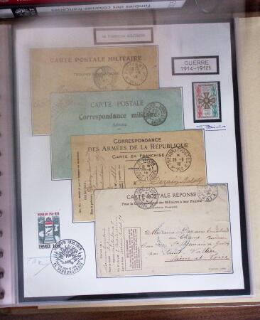 1914-1999, Belle collection en 2 classeurs Safe, sur