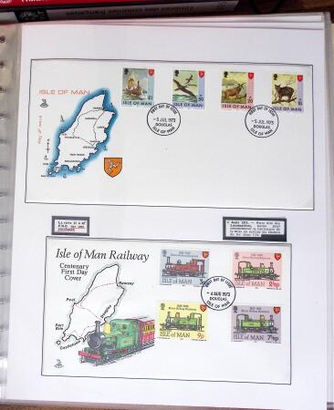 1967-1981, Belle collection en 6 classeurs sur Jersey,