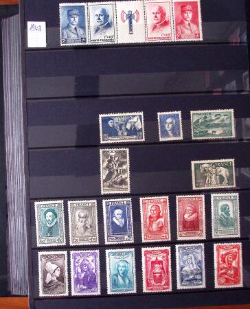 1849-1944, Collection française à réarranger avec