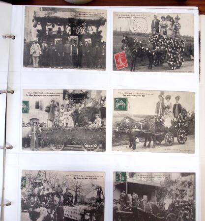 CARTES POSTALES, Collection d'environ 1000 cartes postales