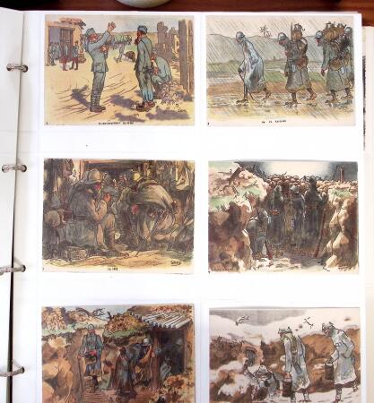 CARTES POSTALES, Collection d'environ 1000 cartes postales