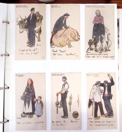 CARTES POSTALES, Collection d'environ 1000 cartes postales