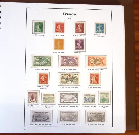 1849-2018, Collection de timbres neufs de France en