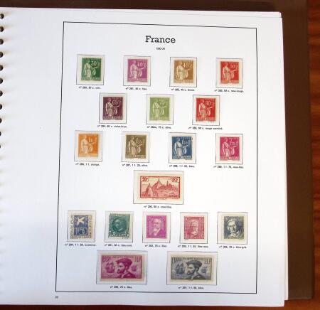 1849-2018, Collection de timbres neufs de France en