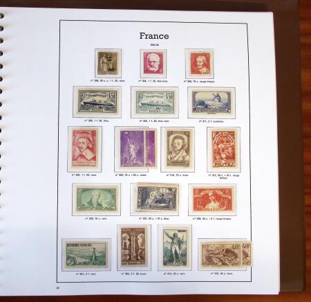 1849-2018, Collection de timbres neufs de France en