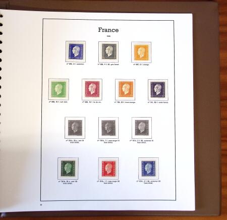1849-2018, Collection de timbres neufs de France en