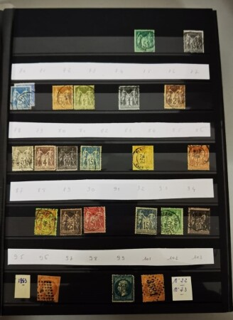 1876-2015, Stock d'oblitérés avec un peu d'avant-guerre,