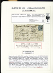 1870-71, Collection de 34 ballons montés joliment