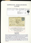 1870-71, Collection de 34 ballons montés joliment