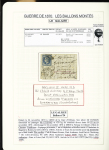 1870-71, Collection de 34 ballons montés joliment