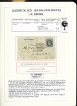 1870-71, Collection de 34 ballons montés joliment
