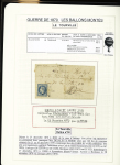 1870-71, Collection de 34 ballons montés joliment