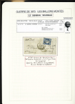 1870-71, Collection de 34 ballons montés joliment
