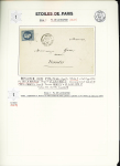 1849-1874, Collection sur les oblitérations de Paris