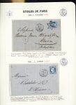 1849-1874, Collection sur les oblitérations de Paris