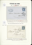 1849-1874, Collection sur les oblitérations de Paris