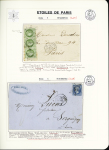 1849-1874, Collection sur les oblitérations de Paris