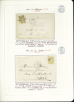 1849-1874, Collection sur les oblitérations de Paris
