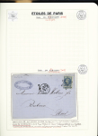 1849-1874, Collection sur les oblitérations de Paris