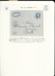 1849-1874, Collection sur les oblitérations de Paris