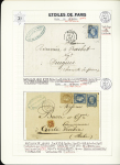 1849-1874, Collection sur les oblitérations de Paris
