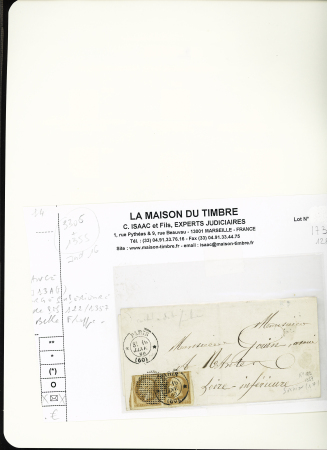 1849-1874, Collection sur les oblitérations de Paris