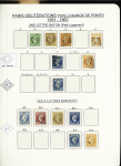 1849-1874, Collection sur les oblitérations de Paris