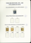 1849-1874, Collection sur les oblitérations de Paris
