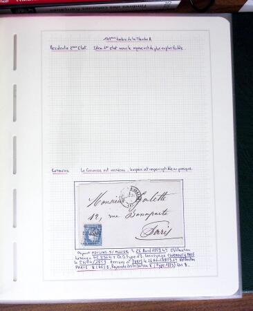 1871-1874, Etude de planchage sur N°60 très avancée,