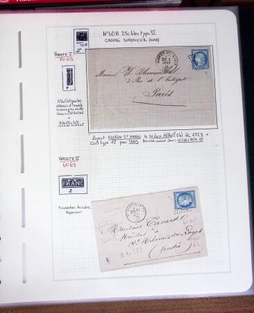 1871-1874, Etude de planchage sur N°60 très avancée,
