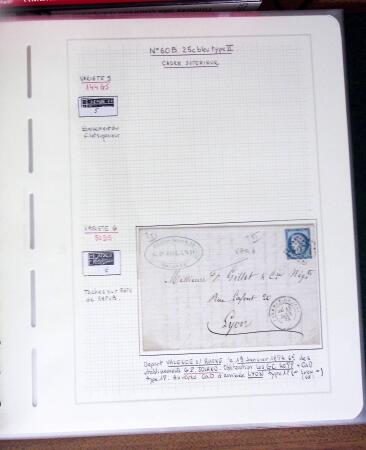 1871-1874, Etude de planchage sur N°60 très avancée,