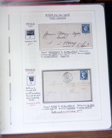 1871-1874, Etude de planchage sur N°60 très avancée,