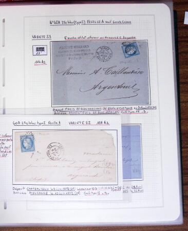 1871-1874, Etude de planchage sur N°60 très avancée,