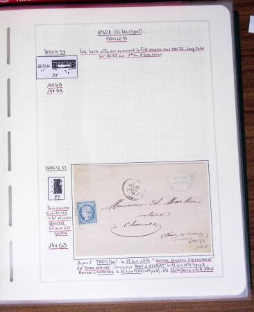 1871-1874, Etude de planchage sur N°60 très avancée,