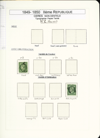 1849-1878, Collection de France très bien présentée
