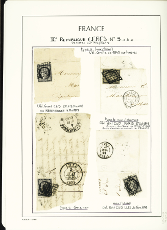 1849-1878, Collection de France très bien présentée